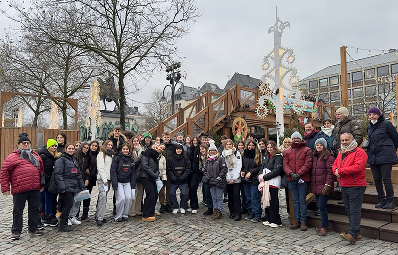 40 joves palamosins van visitar Rheda-Wiedenbrück a principis de mes. (Foto: Ajuntament de Palamós).