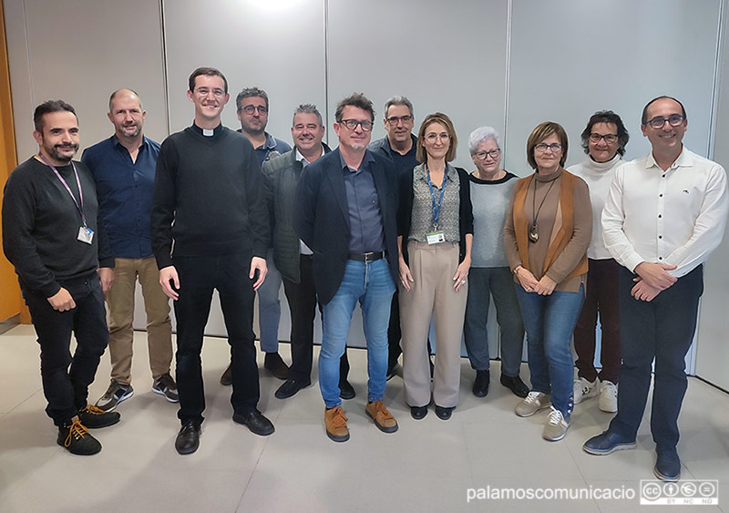 Avui s'ha fet l'acte d'entrega dels aliments a Càritas del Baix Empordà per part de SSIBE.