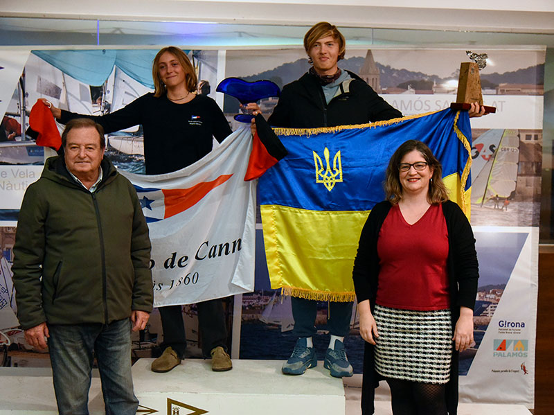 Oskar Madonich i Gilda Dondona, guanyadors de la 47a Christmas Race. (Foto: Alfred Farré).