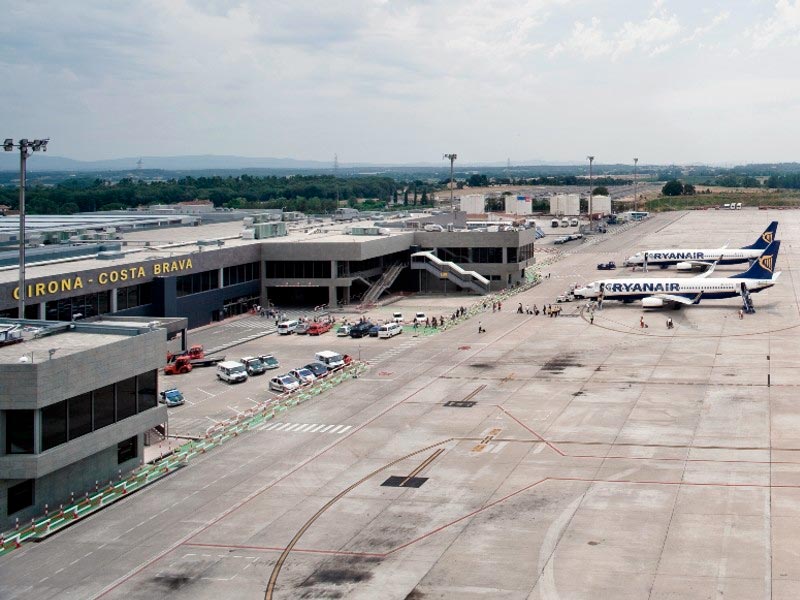 L'aeroport Girona - Costa Brava. (Foto: Diputació de Girona).
