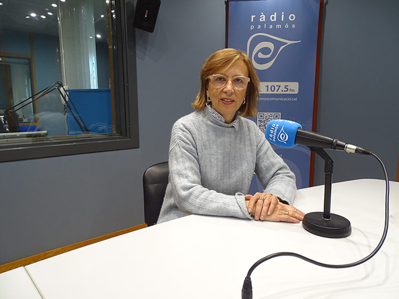 Teresa Ferrés, regidora portaveu de Som-hi per Palamós i Sant Joan, aquesta setmana als nostres estudis.