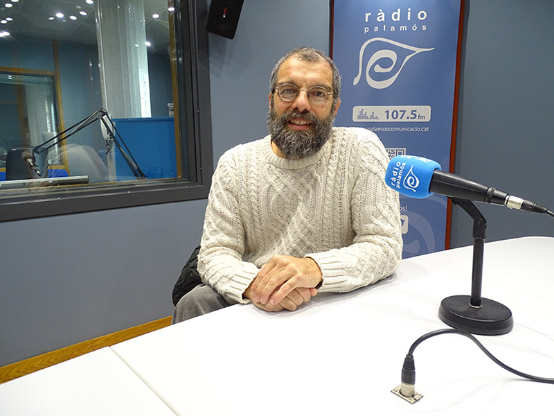 Alexan Weltz, portaveu de la CUP a l'Ajuntament de Palamós.