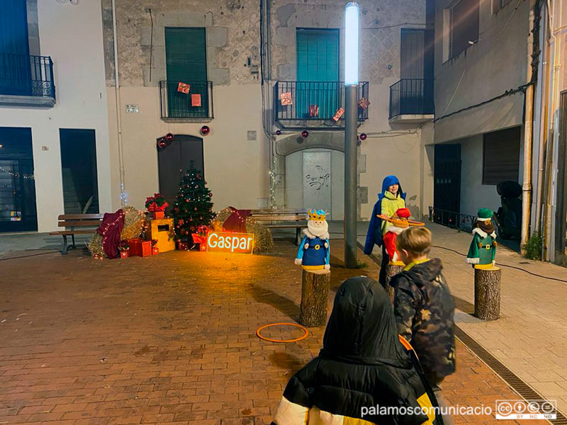 L'activitat 'Segueix l'Estel d'Orient', a la Plaça del Forn, aquest passat Nadal.