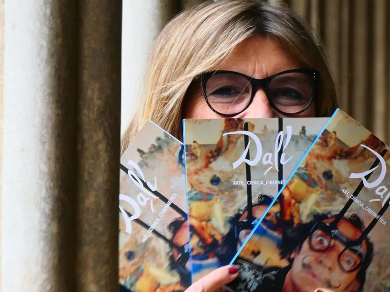 Anna Pou van den Bossche presenta demà el llibre 'Dalí. Art_Ciència_Cibernètica'. (Foto: Anna Pou van den Bossche).