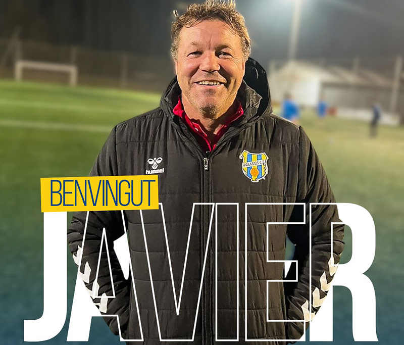 Javi Salamero viurà el seu primer partit a la banqueta després de la seva arribada. (Foto: Palamós CF).