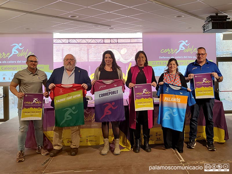 La segona edició del Correpoble es va presentar ahir al castell de Calonge.