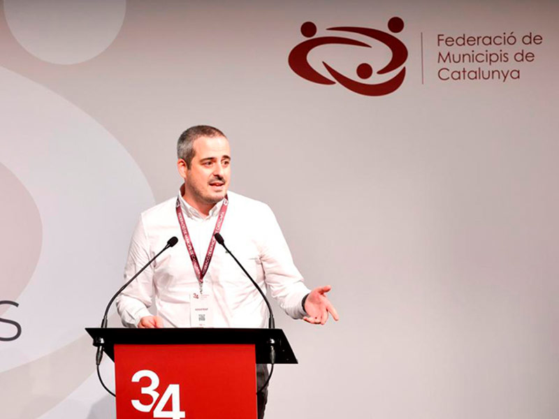 Eduard Rivas és el president de la Federació de Municipis de Catalunya. (Foto: FMC - Xavier Fonollosa).