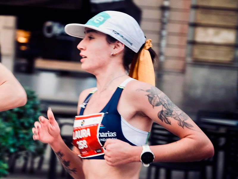 L'atleta palamosina Laura Rodríguez. (Foto: instagram.com/lauritaathletics).