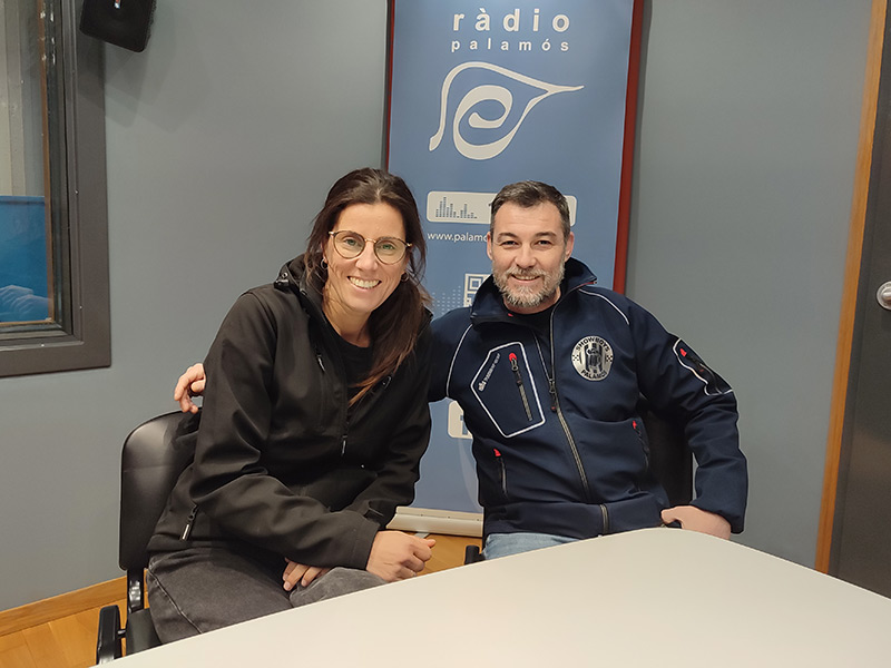 La Cristina Guillén de 'Les Arreplegades' i en Toni Camacho, dels 'Showboys', la Reina i el Carnestoltes de Palamós 2024.