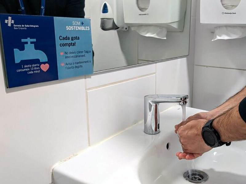 Cada dia l'hospital consumeix uns 75.000 litres d'aigua. (Foto: SSIBE).