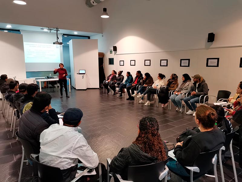 Una de les sessions informatives realitzades aquesta setmana. (Foto: Ajuntament de Palamós).