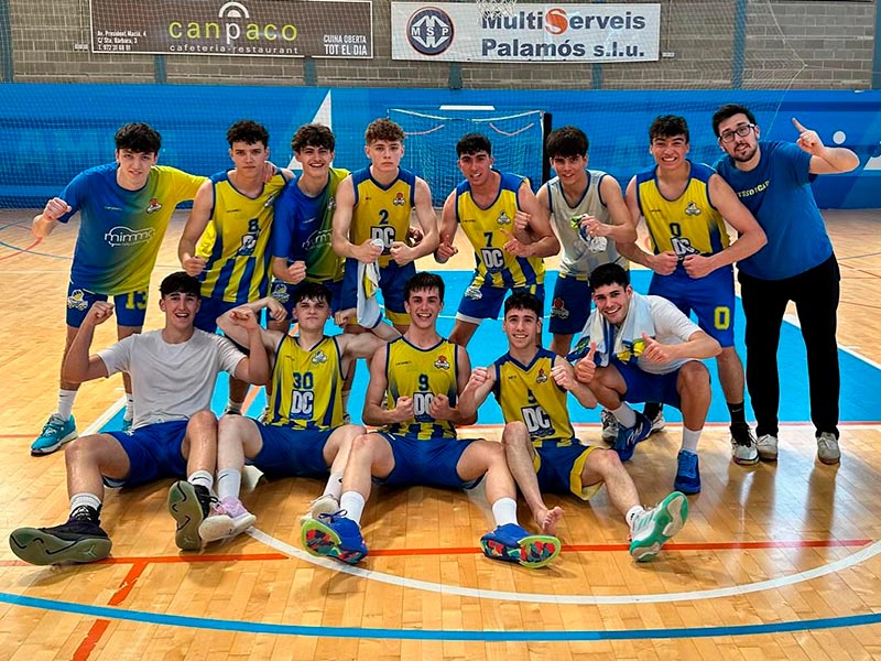 L'equip júnior masculí del Club Esportiu Palamós. (Foto: CE Palamós).