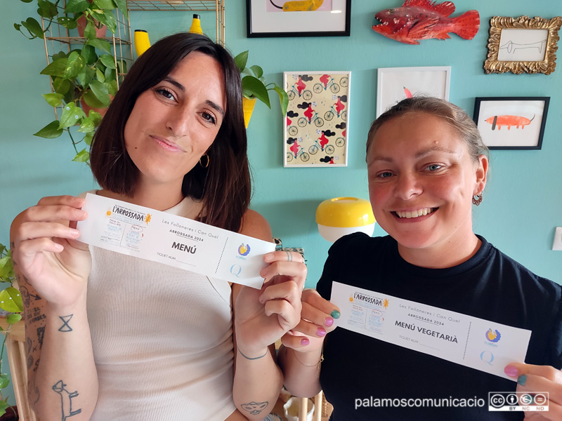 Els tiquets de l'arrossada valen 12 euros i ofereixen també una opció vegetariana.