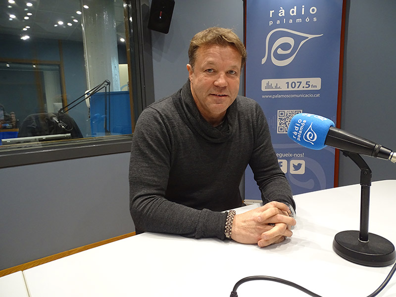 L'entrenador del Palamós CF, Javi Salamero.