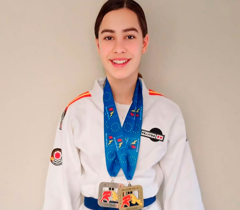 La judoka Arlet Gruas. (Foto: Ajuntament de Calonge i Sant Antoni).