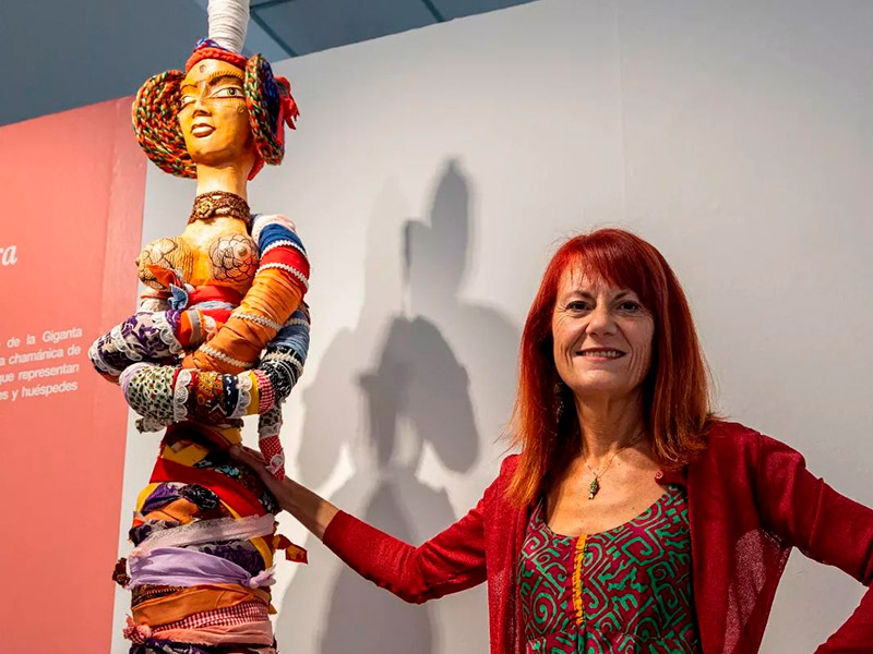 L'escultura aragonesa Ana Béjar. (Foto: instagram.com/anabejarescultora).