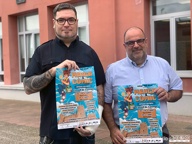 Ivan Carrasco, director de continguts d'Starraco Unlimited, i Arturo Prades, regidor de Promoció Econòmica de Calonge i Sant Antoni.