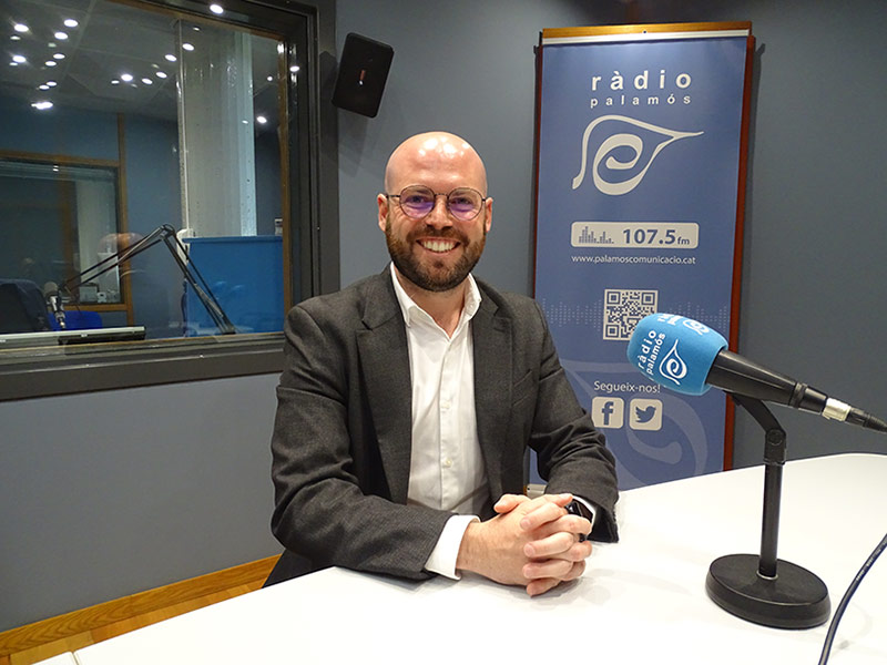 El regidor de Junts x Catalunya Palamós i Sant Joan, Raimon Trujillo.