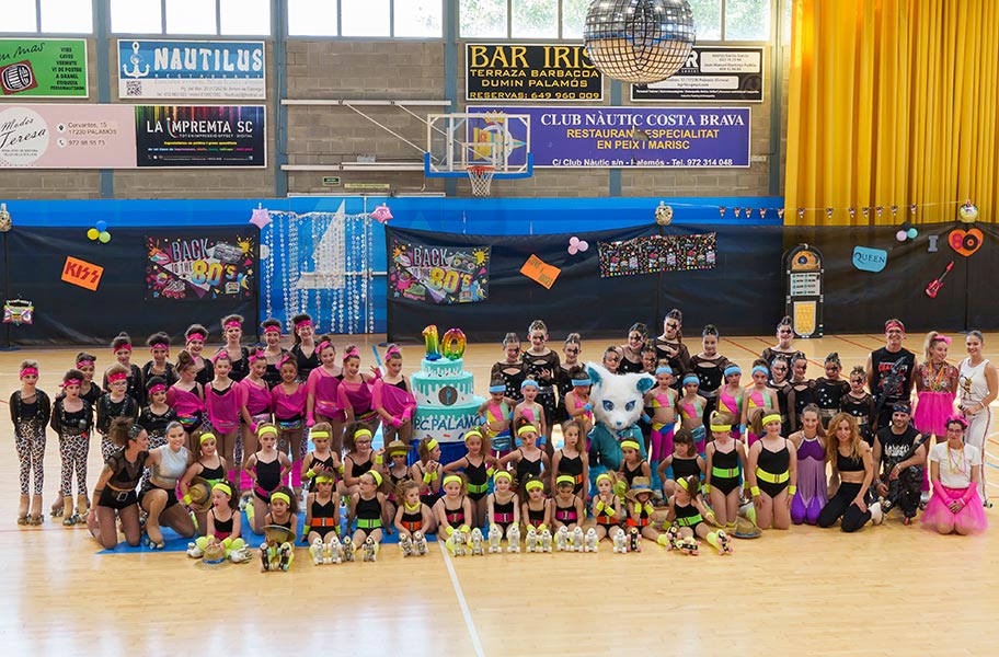 El Patinatge Club Palamós va celebrar aquest passat cap de setmana el seu desè aniversari. (Foto: Patinatge Club Palamós).