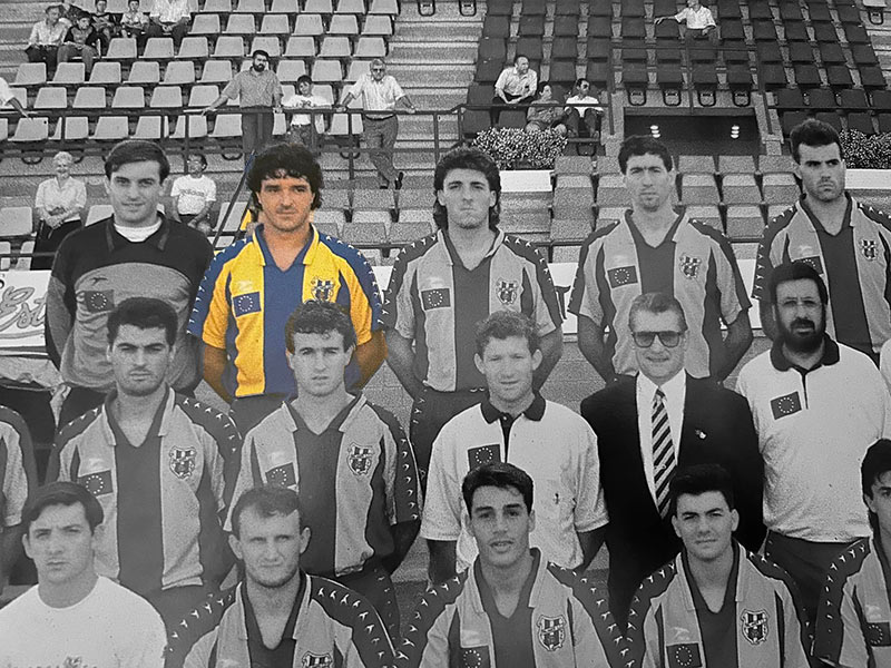 DIego Orejuela va jugar dues temporades a 2a Divisió A amb el Palamós. (Foto. Don Balón).