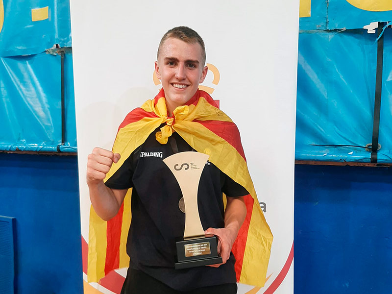 El palamosí Biel Mas, campió amb la selecció catalana del Campionat d'Espanya 3x3.