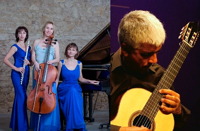 El Trio La Muse i el guitarrista Josep Manzano actuen demà a la Gorga. (Foto: Festival de Girona-Costa Brava).