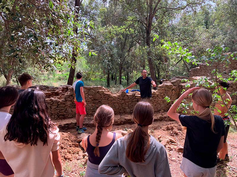 Can Pere Tià acull un camp de treball per a joves. (Foto: Ajuntament de Palamós).