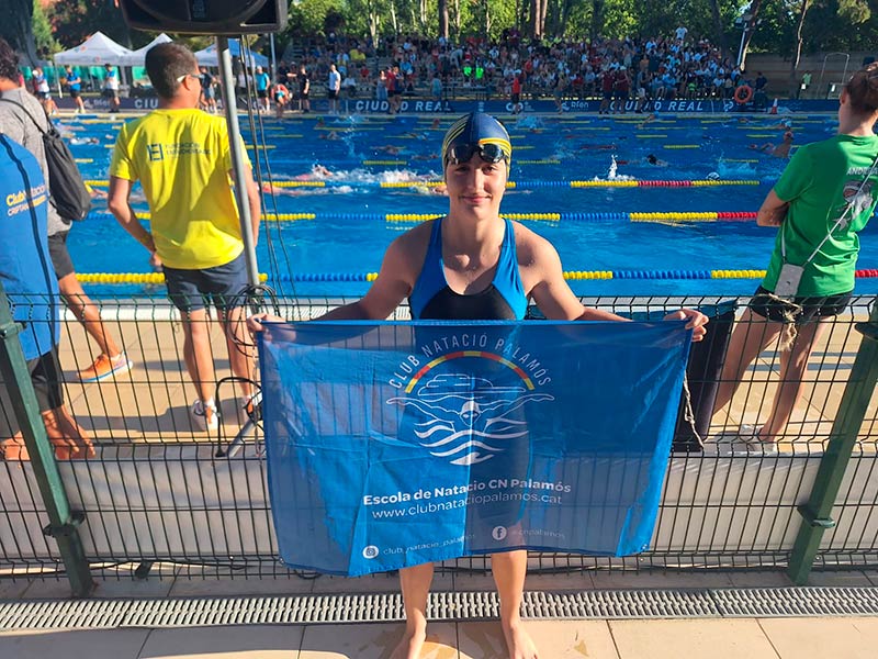 La nedadora del Club Natació Palamós, Alexandra Cánovas. (Foto: CN Palamós).