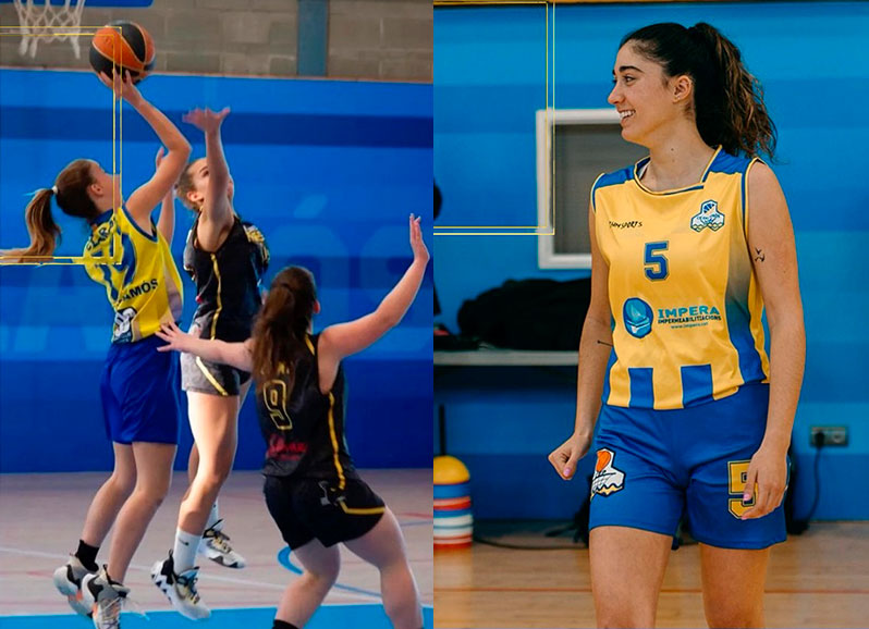 Clara Guzmán i Lia Cabello jugaran una temporada més amb el CE Palamós. (Foto: CE Palamós).