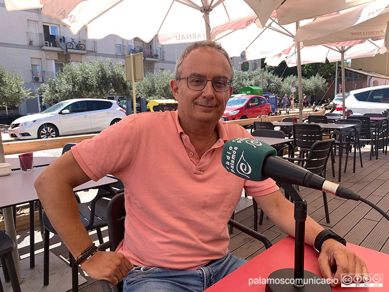 L'exregidor Josep Coll, ahir durant el decurs del programa 