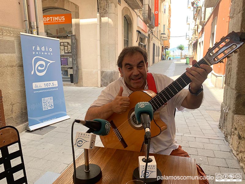 El músic Fonso Castillo, durant una edició del programa 