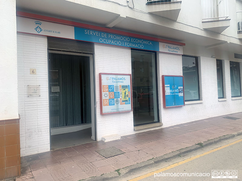 Les oficines de l'Àrea municipal de Promoció Econòmica, al carrer de Santa Marta.