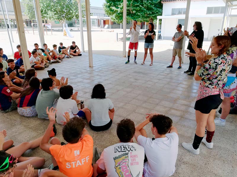 Acte de cloenda de la 20a edició del Campus Jove d’Estiu, divendres passat. (Foto: Ajuntament de Palamós).