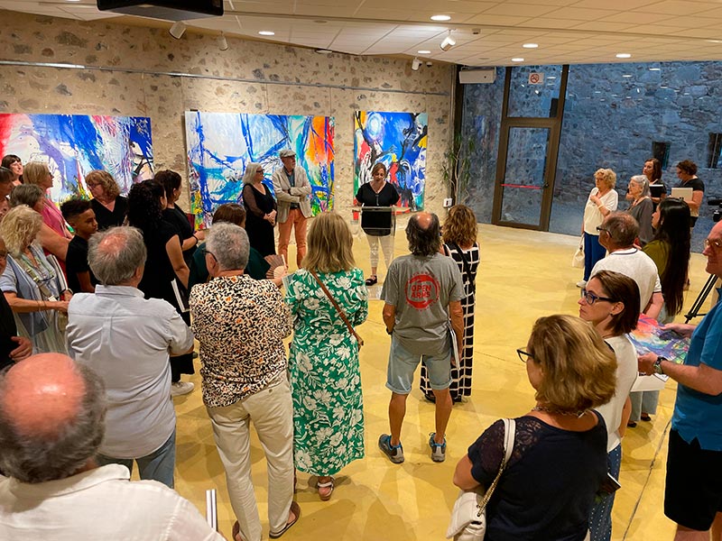 L'exposició es pot visitar fins a l'1 de setembre. (Foto: Ajuntament de Calonge i Sant Antoni).