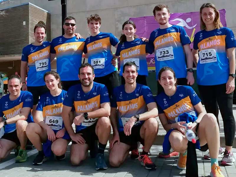 Un grup de running de l'Associació Atlètica Palamós. (Foto: AA Palamós).
