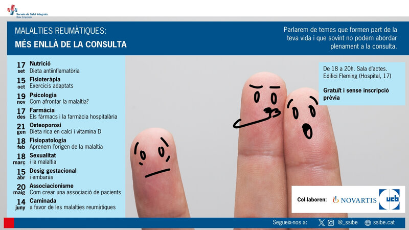 El cicle 'Més enllà de la consulta' es posa en marxa la propera setmana. (Foto: SSIBE).