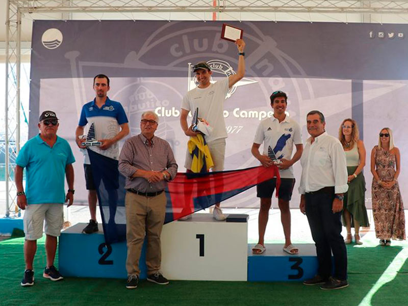 Ramon Figueras, campió d'Espanya de la classe Europa. (Foto: CNCB- Vela Palamós).