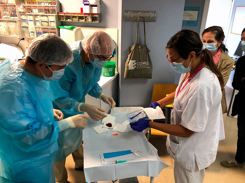 L'Hospital de Palamós implanta per primer cop un Holter subcutani. (Foto: SSIBE).