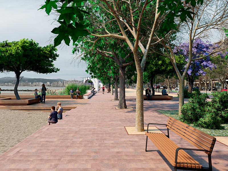 Set empreses s'han presentat a la licitació per a la reforma del Passeig del Mar. (Foto: Ajuntament de Palamós).