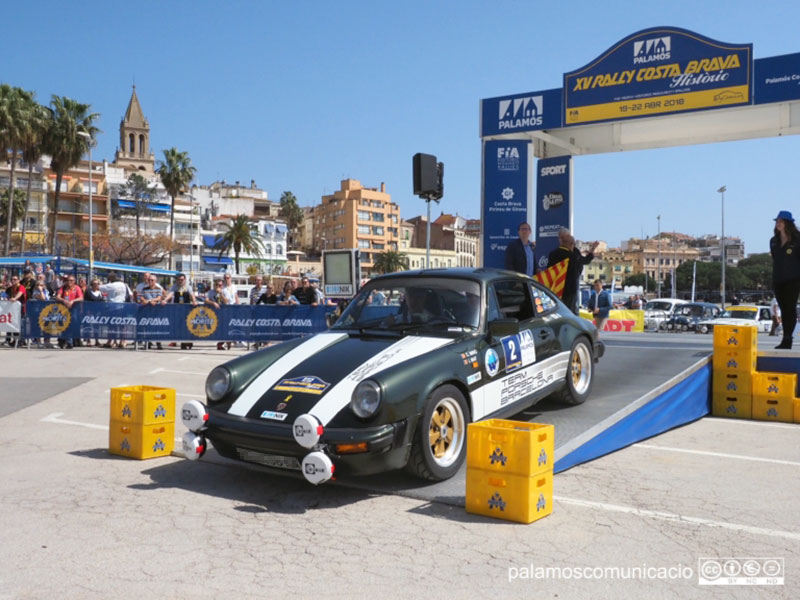 Imatge d'arxiu del Rally Costa Brava Històric a Palamós.
