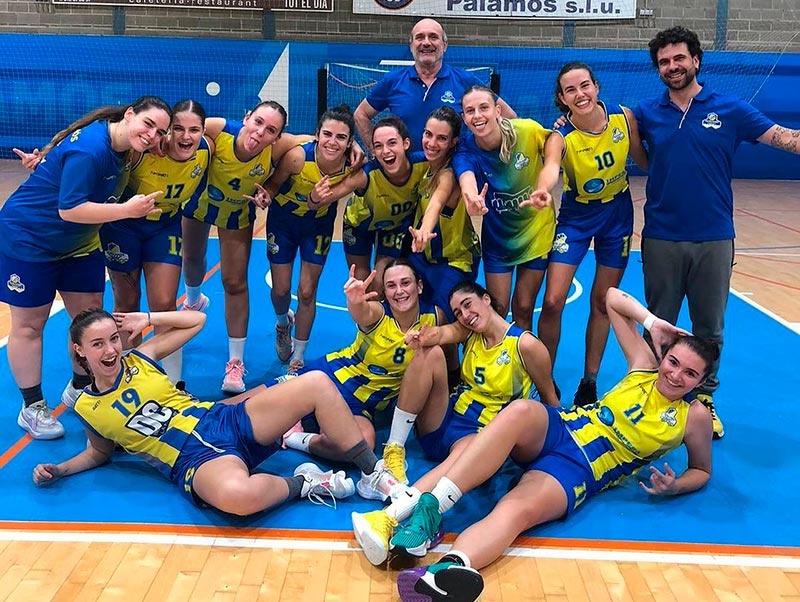 L'equip del Primera Territorial Femení del CE Palamós va guanyar dissabte de 15 punts. (Foto: CE Palamós).