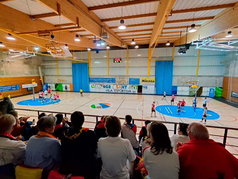 Fins aquest dissabte, Calonge i Sant Antoni acull el Campionat d'Europa de korfbal. (Foto: Federació Catalana de Korfbal).