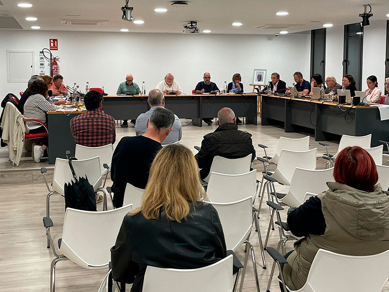El Ple de Calonge i Sant Antoni celebrat el passat dimecres. (Foto: Ajutament de Calonge i Sant Antoni).