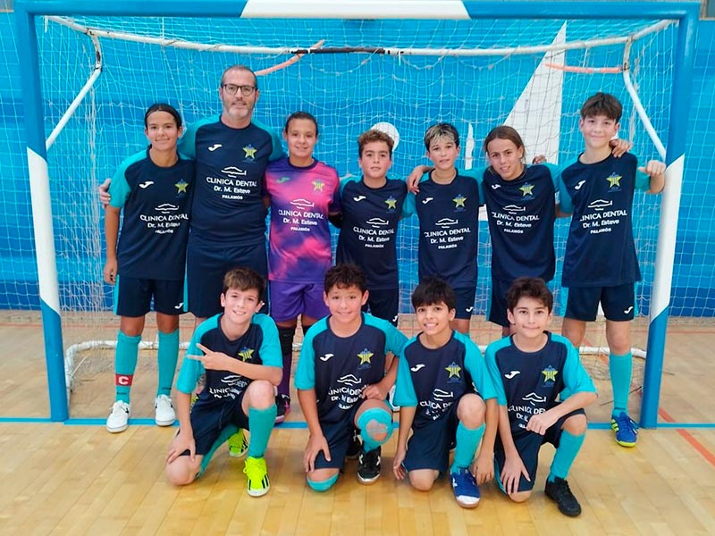 L'equip infantil de l'Star FutSal Palamós. (Foto: Star FutSal Palamós).