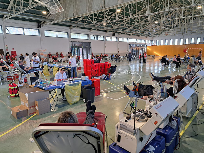 La jornada de donació de sang es va tancar amb 233 donacions. (Foto: Ajuntament de Palamós).