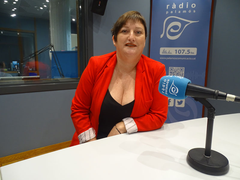 La regidora de VOX, Cristina Ruz, ahir al 'Preguntes'.
