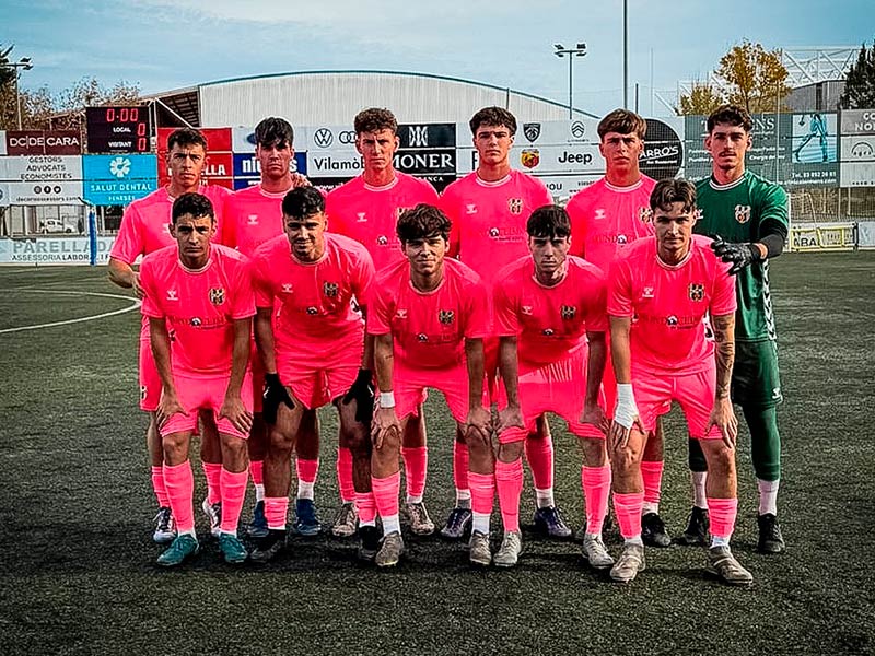 El Palamós ha jugat avui el darrer partit de l'any al camp del Vilafranca. (Foto: Palamós CF).