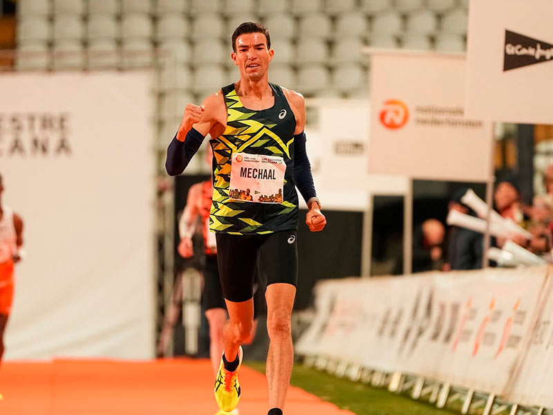L'atleta palamosí, Adel Mechaal, tercer classificat a la San Silvestre Vallecana. (Foto: instagram.com/adel.mechaal).