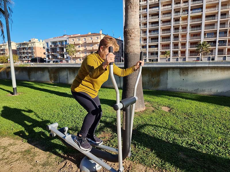 Parc de salut a la zona de Torre Valentina. (Foto: Ajuntament de Calonge i Sant Antoni).