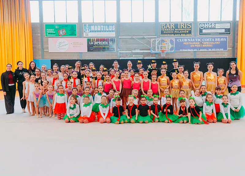 El Club Gimnàstica Rítmica Costa Brava va celebrar el seu festival el passat 15 de desembre. (Foto: Club Gimnàstica Rítmica Costa Brava).
